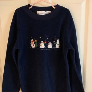 BOGO Navy Holiday Fleece